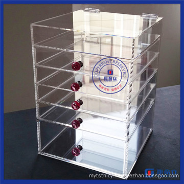 High Quality Custom Clear Acrylic Cosmetic Organizer